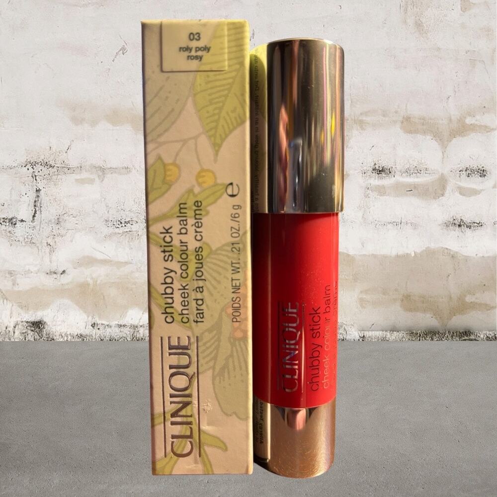 Clinique Chubby Stick Cheek Color Balm in Roly Poly NIB
